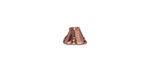 TierraCast Antique Copper (plated) Bell Flower Bead Cap 5x8mm
