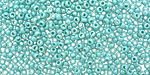 TOHO Opaque Rainbow Turquoise Round 11/0 Seed Bead