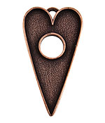Nunn Design Antique Copper (plated) Grande Heart Bezel Toggle 52x29mm