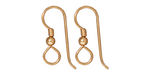TierraCast Gold Filled Earwire w/ 3mm Bead, Coil & Large Loop