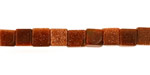 Goldstone Cube 6mm