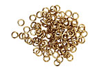 Artistic Wire Non-Tarnish Brass Chain Maille Jump Ring 3.18mm, 18 gauge