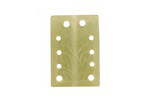 New Jade Floral Carved Rectangle 30x20mm