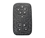 Golden Obsidian (matte) Carved Thin Pillow 20-22x34-36mm