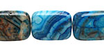 Larimar Blue Crazy Lace Thin Pillow 20x15mm