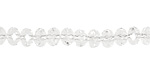 Clear Crystal Faceted Rondelle 6mm