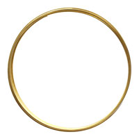 Flat Memory Wire Gold (plated) Large Bracelet .35 oz.