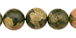 Rhyolite Faceted Round 14mm