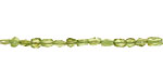 Peridot Irregular Faceted Pillow 4-6x3-5mm