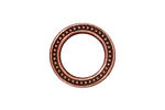 TierraCast Antique Copper (plated) Large Beaded Ring 19mm