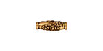 TierraCast Antique Gold (plated) Wild Rose Barrel 15x5mm