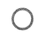 TierraCast Antique Silver (plated) 1" Spiral Ring 25mm