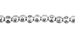 Pewter Round w/ Hearts 5mm