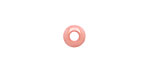 Tagua Nut Angel Skin Large Hole Rondelle 3x8mm