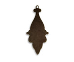 Vintaj Natural Brass Georgian Drop Altered Blank 15x33mm