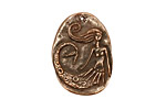 Green Girl Shibuichi Forever Beautiful Mermaid 20x26mm