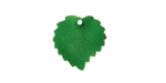 Matte Emerald Lucite Ivy Leaf 16mm