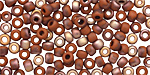 TOHO Frosted Terra Cotta Apollo Hybrid Round 6/0 Seed Bead