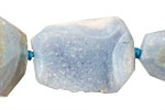 Chalcedony Druzy Nuggets 24-50x15-35mm