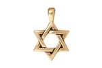 TierraCast Antique Gold (plated) Star of David Pendant 17x25mm