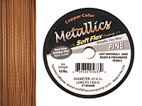 Soft Flex Copper Metallic .014" (Fine) 21 Strand Wire 100ft.