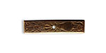 Vintaj Natural Brass Etched Toggle Bar 29x6mm