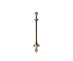 Stampt Antique Pewter (plated) Fleur de Lis Connector 27x5mm