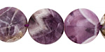 Dogtooth Amethyst Puff Coin 18mm