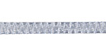 WireLace Silver Blue Ribbon 6mm