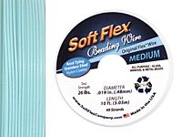 Soft Flex Green Turquoise .019" (Medium) 49 Strand Wire 10ft.