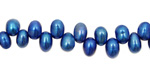 Sea Blue Dancing Drops 6.5-8mm