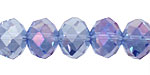 Light Sapphire AB Crystal Faceted Rondelle 14mm