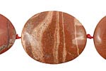 Red Bend Jasper Graduated Flat Freeform Slab 21-33x16x28mm