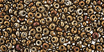 TOHO Metallic Iris Brown Magatama 3mm Seed Bead