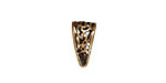 Antique Brass (plated) Filigree Bail w/ Hook 8x15mm