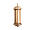Nunn Design Antique Gold (plated) Channel Pendant 36x14mm