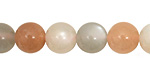 Moonstone (multi) Round 10mm