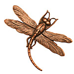 Stampt Antique Copper (plated) Soaring Dragonfly 46x35mm