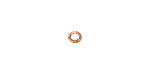 TierraCast Copper Oval Jump Ring 5x4mm, 20 gauge