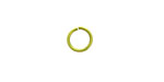 Peridot Enameled Copper Round Jump Ring 8mm, 18 gauge