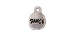 TierraCast Antique Silver (plated) Dance Charm w/ Glue In 12x16mm