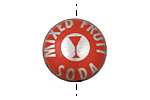 Trinket Foundry Red Martini Bottle Cap Puff Coin 22mm