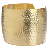 Brass Textured Cuff 62x44mm