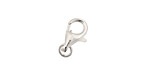 Sterling Silver Lobster Clasp w/ Ring 13x8mm