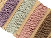 Vintage Hemp Twine 20 lb, 29.8 ft x 4 colors