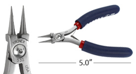 Tronex Round Nose Short Jaw Pliers (standard handle length)