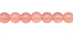 Czech Glass Milky Pink Round 8mm