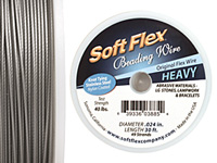 Soft Flex Clear .024" (Heavy) 49 Strand Wire 30ft.