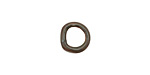 C-Koop Enameled Metal Steel Gray Ring 10-11mm