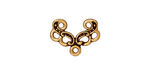 TierraCast Antique Gold (plated) 5-2 Keepsake Link 12x16mm